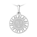 Stříbrný přívěsek slunce