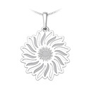 Stříbrný přívěsek sluneční květ