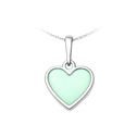 Stříbrný přívěsek srdce