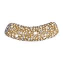 Stříbrný přívěšek tubus s krystaly Crystals from Swarovski® Gold