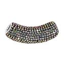 Stříbrný přívěšek tubus s krystaly Crystals from Swarovski®, Vitrail Medium
