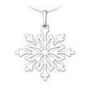 Stříbrný přívěsek vločka