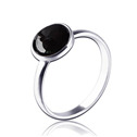Stříbrný prsten Black Agate