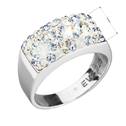 Stříbrný prsten s kameny Crystals from Swarovski® Light Sapphire