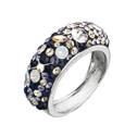 Stříbrný prsten s krystaly Crystals from Swarovski®, Indigo