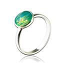 Stříbrný prsten s opálem 8 mm