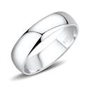 Stříbrný prsten šíře 5 mm