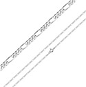 Stříbrný řetízek figaro, š. 1,9 mm