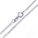 Stříbrný řetízek očkový, tl. 0,8 mm