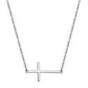 Stříbrný řetízek s křížkem, délka 36 cm