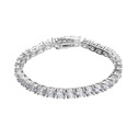 Stříbrný tenisový náramek Matrix