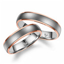 TI-12 Titanové snubní prsteny