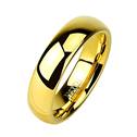 Tistenový prsten zlacený, šíře 4 mm