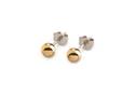 Titanové náušnice kuličky zlacené 0504-03