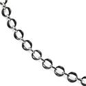Titanový náhrdelník s černou keramikou 0868-02