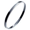 Titanový náramek kruh s černou keramikou 0391-0267