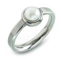 Titanový prsten s perlou 0137-01