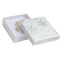 Vánoční dárková krabička na soupravu - bílá