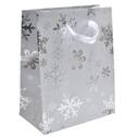 Vánoční dárková taška - bílá