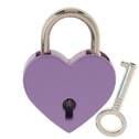 Zámeček lásky - srdíčko fialové, rozměr 39 x 30 mm
