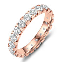 Zásnubní prsten nerezová ocel - Rose Gold