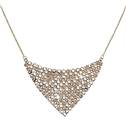 Zlacený stříbrný náhrdelník s krystaly Crystals from Swarovski®